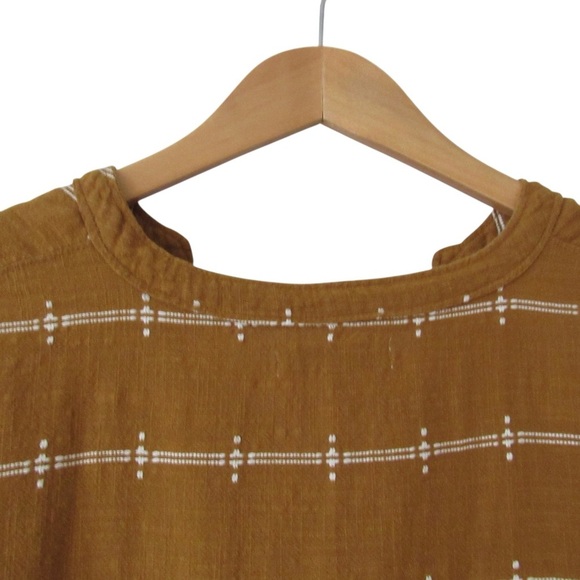 Madewell Lakeline Popover Shirttail Top XS - Picture 6 of 9